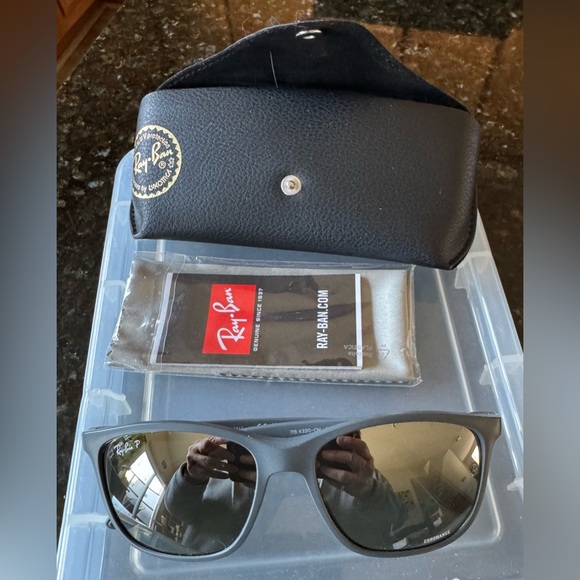 Ray Ban Polarized Wayfarer Sunglasses main image 11